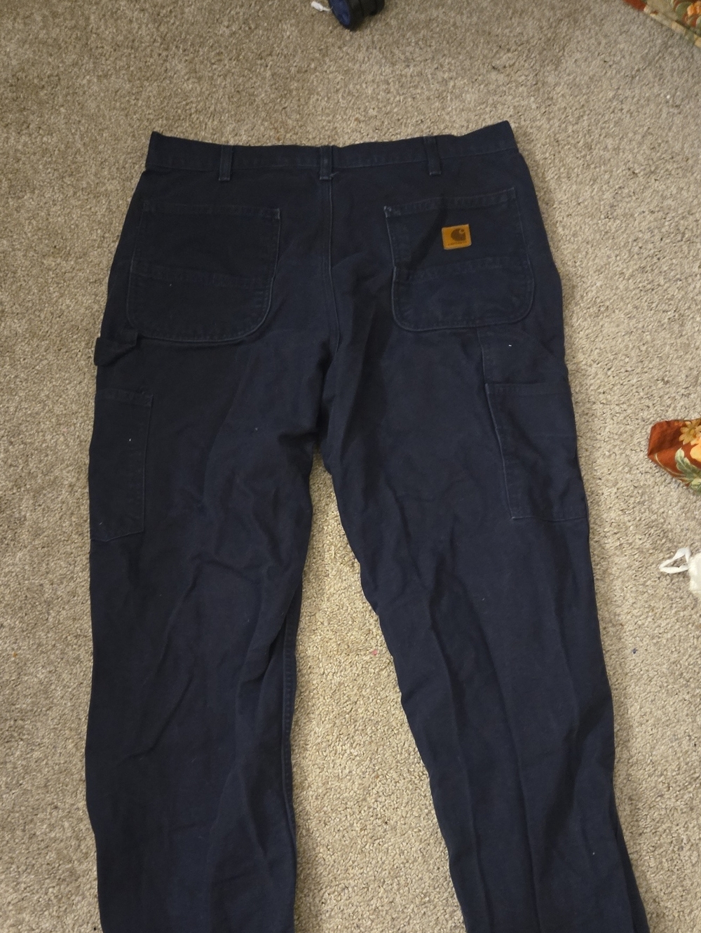 Carhartt Men’s Dark Navy Cargo Work Pants